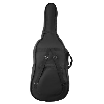 4/4 Full-Size Cello Case, Waterproof Nylon, Backpack Straps