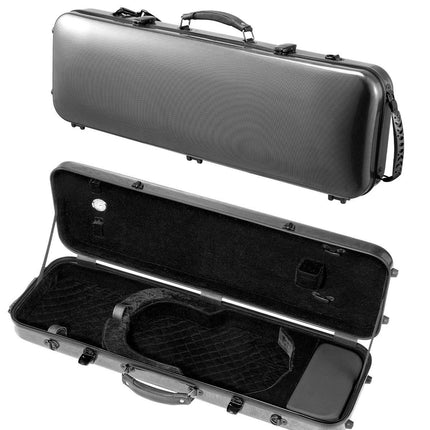 4/4 Violin Case – Oblong Carbon Fiber, Hygrometer