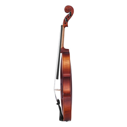 4/4 Violin Solid Wood Beginner Set, Matte Brown