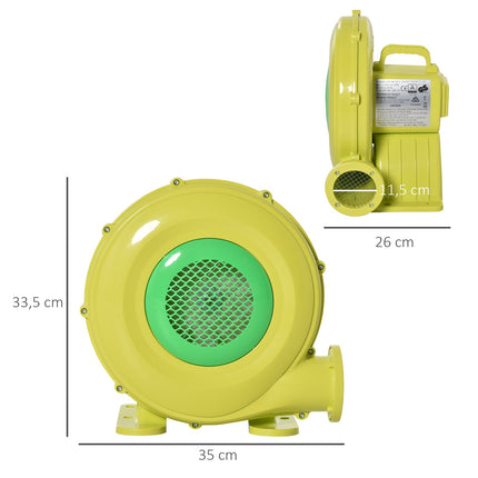Elektrická vzduchová pumpa 450W pro nafukovací skákací hrady