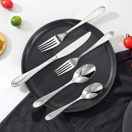 45-Piece Flatware Set, 18/10 Stainless, Service for 8