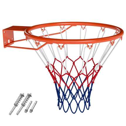 Basketbalový koš 45cm se síťkou – na stěnu, odolný počasí