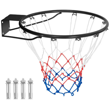 Vnitřní basketbalový koš 45cm se síťkou na dveře i stěnu