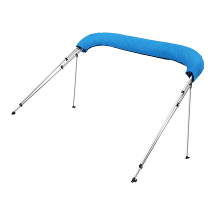4-Bow Boat Bimini Top, 600D Polyester, Aluminum Frame, 67-72in W