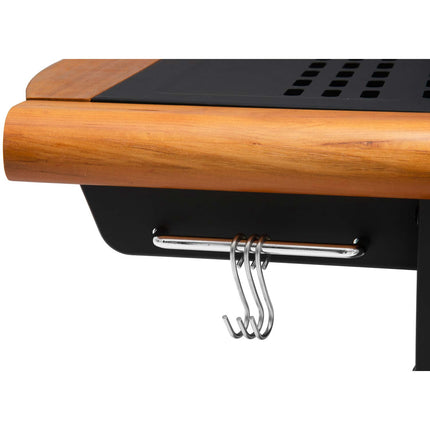 Plynový gril se 4 litinovými hořáky, grilovací plocha 77x41 cm