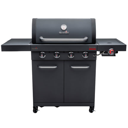 4-Brenner Gasgrill mit Infrarot-Keramikbrenner, Gusseisenroste
