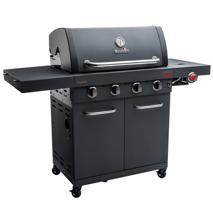 4-Brenner Gasgrill mit Infrarot-Keramikbrenner, Gusseisenroste
