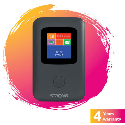 4G MiFi hotspot WiFi s displejem, rychlost 150 Mbps