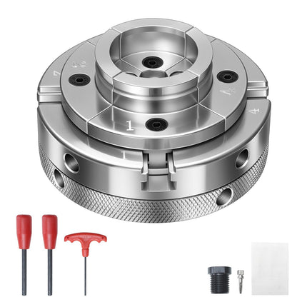 4-Inch Wood Lathe Chuck, 4-Jaw Self-Centering, 1x8 TPI