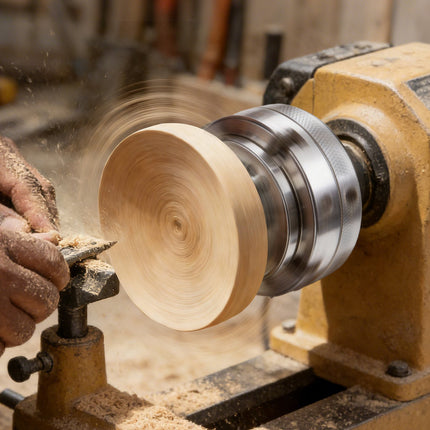 4-Inch Wood Lathe Chuck, 4-Jaw Self-Centering, 1x8TPI