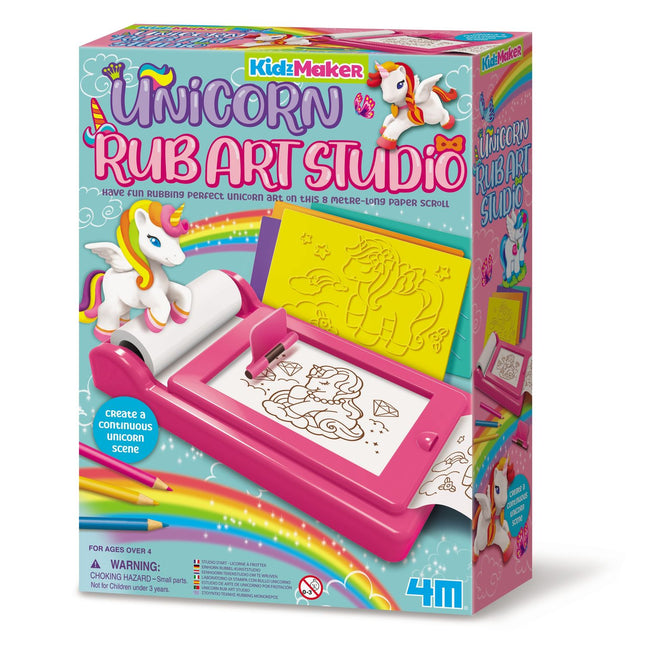 4M Kidzmaker kreativní sada Jednorožčí frotážové studio