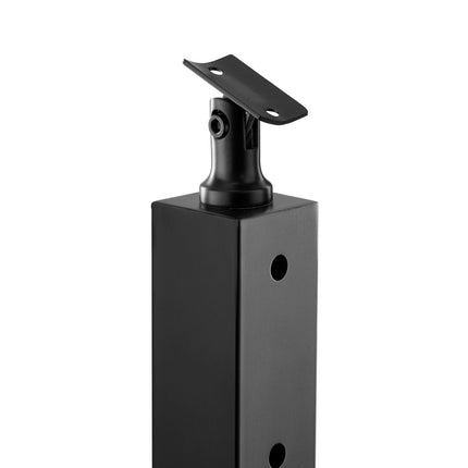4-Pack 36-In Black Stainless Cable Railing Posts, 10 Holes