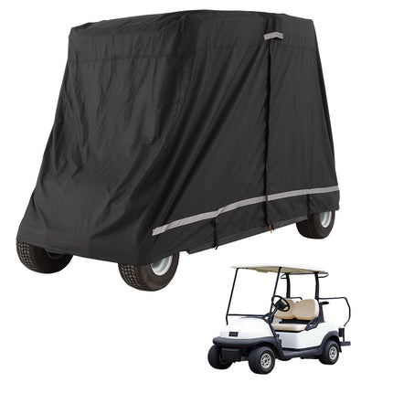 4-Passenger Golf Cart Cover, 600D, Waterproof, 3 Zippers
