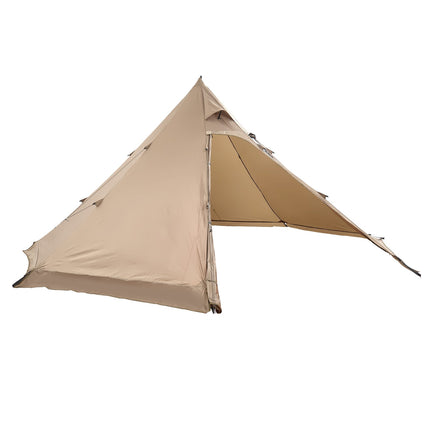 4-Person Hot Tent With Stove Jack, Waterproof 4-Season
