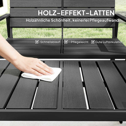 Terasový nábytek 4 ks z HDPE, odolný počasí