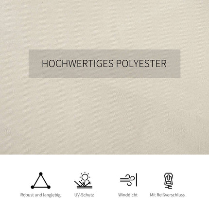 Béžové boční stěny k pavilonu 3x3M – sada 4 ks, polyester