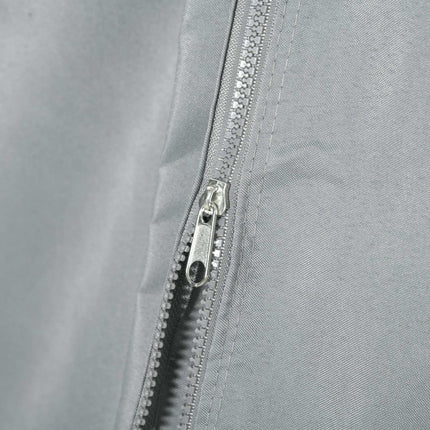 Boční stěny k altánu, světle šedý polyester, 3x4m, sada 4 ks