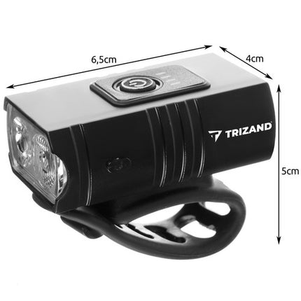 4T6 USB přední světlo na kolo + zadní světlo