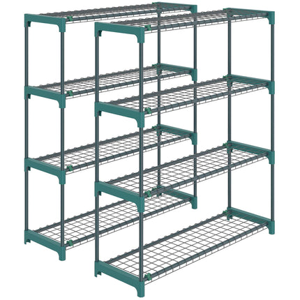 4patrový stojan na květiny, ocel pro interiér i exteriér, 104 cm