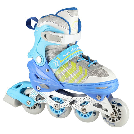 Modré inline a lední brusle 4v1, velikost L (39-43)