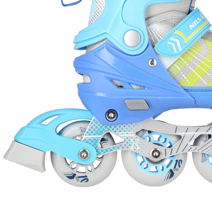 Modré inline a lední brusle 4v1, velikost L (39-43)