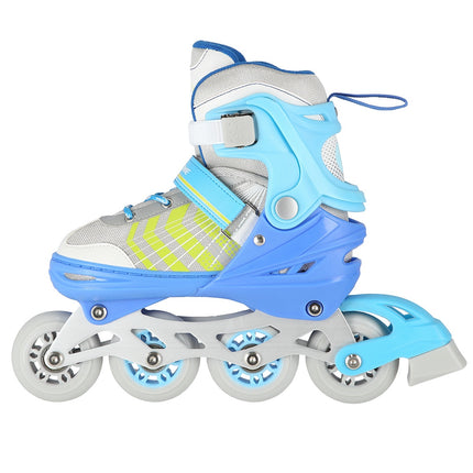 Modré inline a lední brusle 4v1, velikost L (39-43)