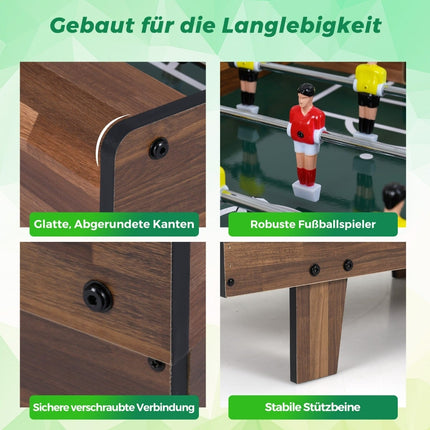 4-in-1 Game Table: Foosball, Pool, Air Hockey, Ping Pong