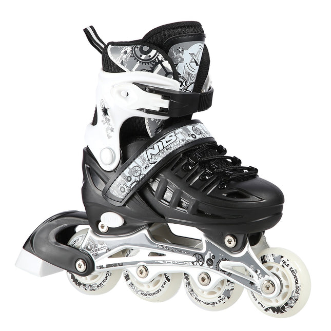 4-in-1 inline-/ijsschaatsen, zwart, maat S (31-34)