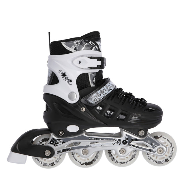 4-in-1 inline-/ijsschaatsen, zwart, maat S (31-34)