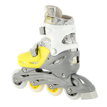 Inline/lední brusle 4v1, limetková, velikost S (31-34)