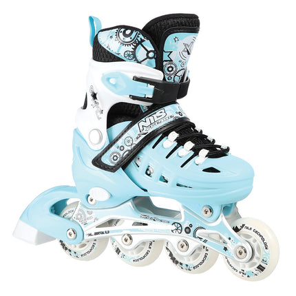 Inline lední brusle 4v1, mátová, velikost S (31-34)