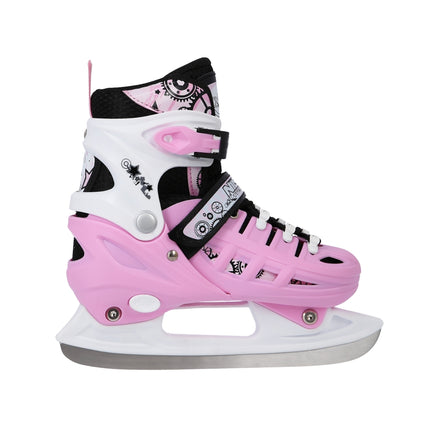 Inline/lední brusle 4v1, růžová, velikost M (35-38)