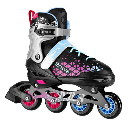 Sada inline a ledních bruslí 4v1, růžová, velikost S (29-33)