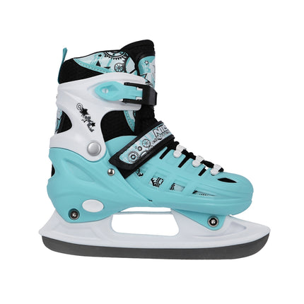 Inline lední brusle 4v1, velikost L (39-42), mátová