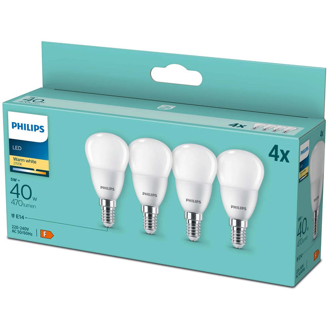 LED žárovka E14 Globe P45 5W (40W) matná 470lm, 4 ks