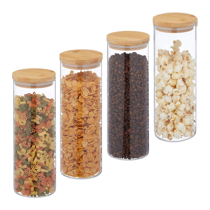 4 pcs. Storage jars 1600 ml
