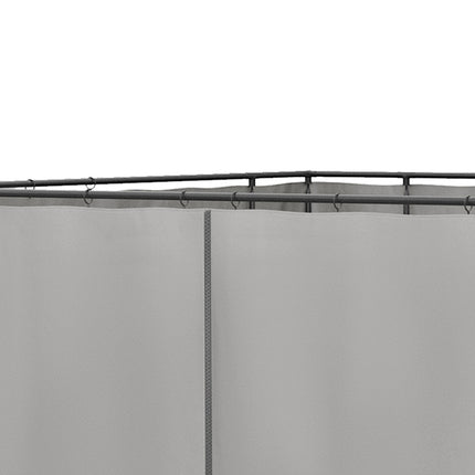 Boční stěny pavilonu, polyester, 3x3m, světle šedá, uchycení na háčky