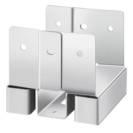 4x4 Post Base Anchors, 10-Pack, 1-Inch Standoff