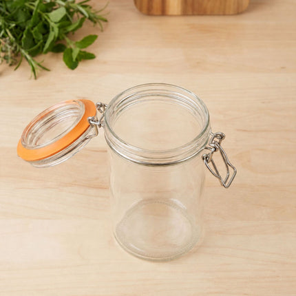Skleněné zavařovací sklenice 500ml s víčky, sada 6 ks