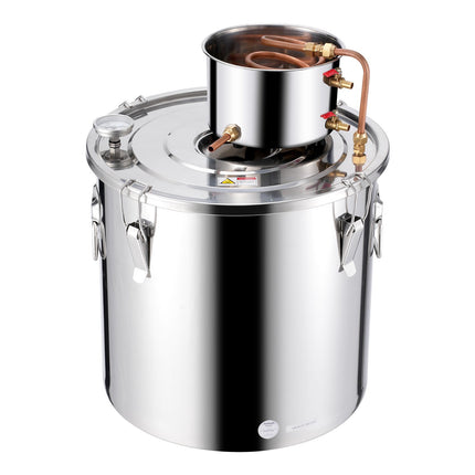 50L Stainless Steel Alcohol Still, Copper Coil, Pump