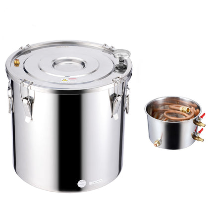 50L Stainless Steel Alcohol Still, Copper Coil, Pump