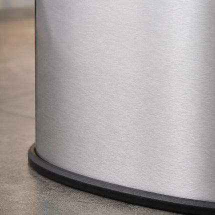 50L Stainless Steel Sensor Bin – Silver