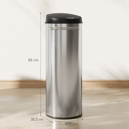 Nerezový senzorový koš 50L, soft-close, bezdotykový