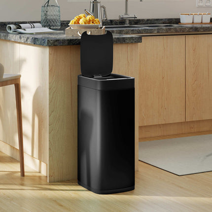 50L Touchless Sensor Trash Can – Fingerprint Resistant Metal