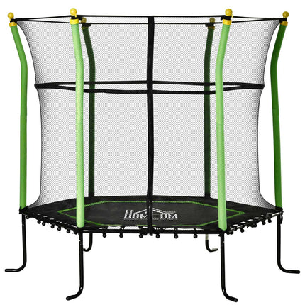 Zahradní trampolína 5.3 ft pro děti s ochrannou sítí