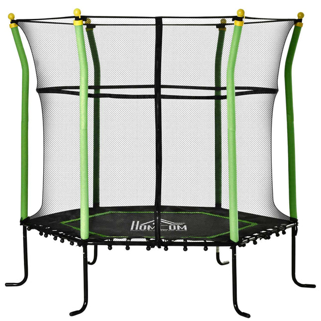 Zahradní trampolína 5.3 ft pro děti s ochrannou sítí