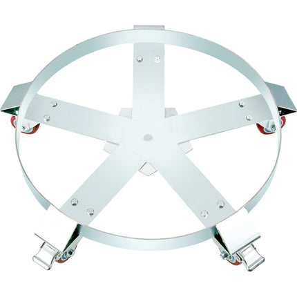 55 Gallon Drum Dolly, 1250 lb Capacity, 5 Swivel Casters