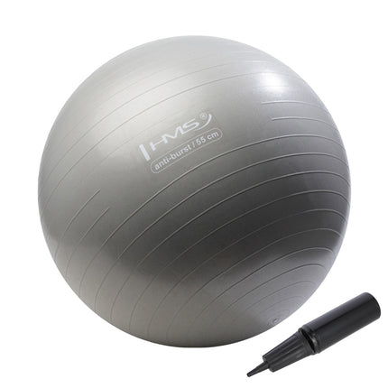 Grafitový gymnastický míč 55cm – stabilizační anti-burst míč
