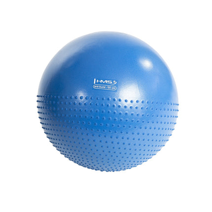 Tmavě modrý gymnastický míč 55cm – anti-burst, protiskluzový
