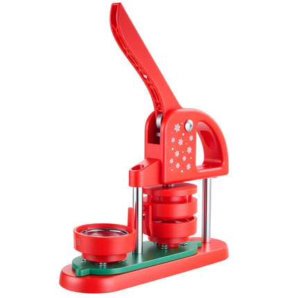 58mm Button Maker Machine Kit, 100 Button Parts, Cutter